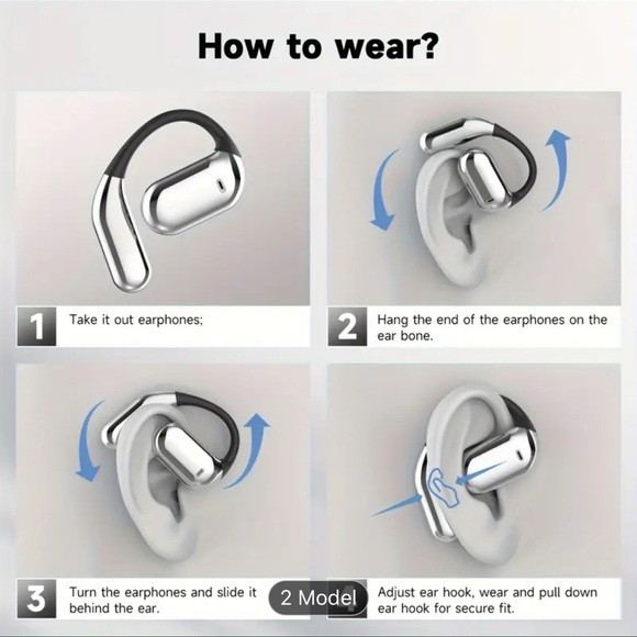 Wireless Earbuds New Sports Wireless Earphones With High Sound Quality - Picture 5 of 9